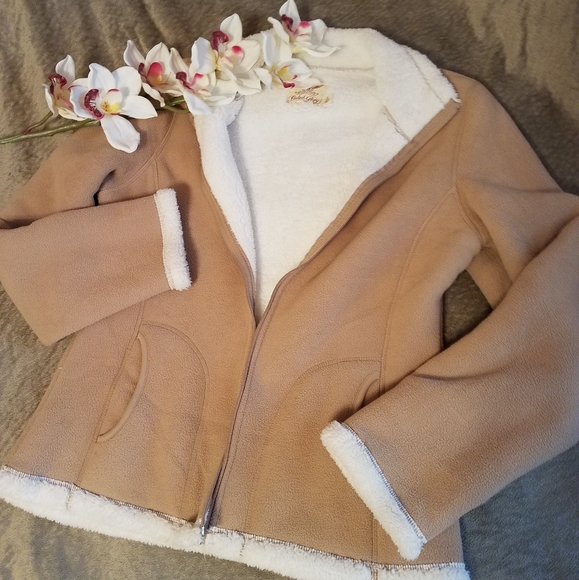 Faded Glory Jackets & Blazers - Sherpa lined Coat